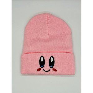 Kirby Unisex Knit Beanie Skully  Hat  Cap (Pink) - Fits Adults and Children NWOT